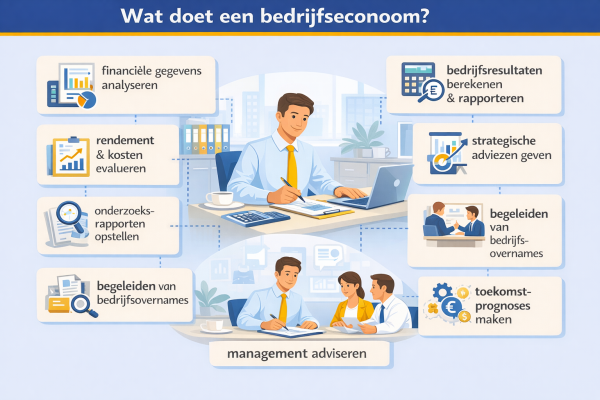 Alles over het beroep bedrijfseconoom Wat doet een bedrijfseconoom